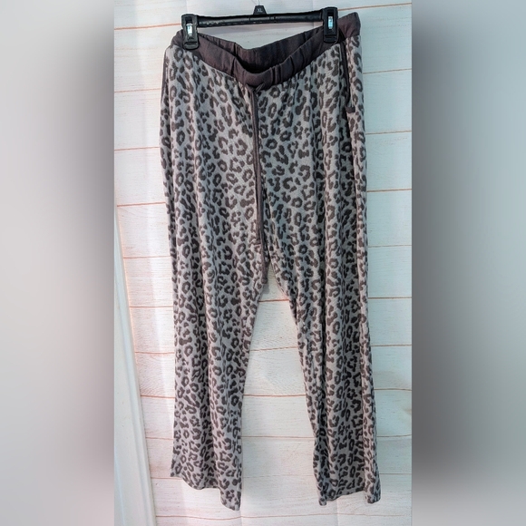 Nwot Lucky Brand Leopard Print Pajama Set  🩶 Size XXL - Picture 5 of 13